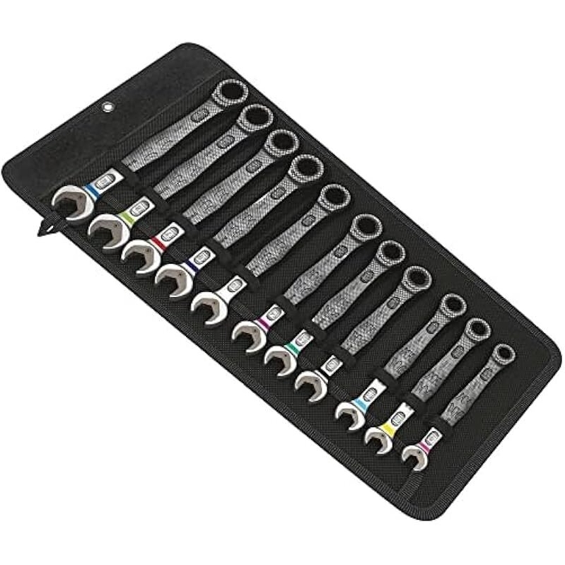 High-Quality Combination Ratchet Wrench Set by WERA - Ideal for Professional Mechanics
