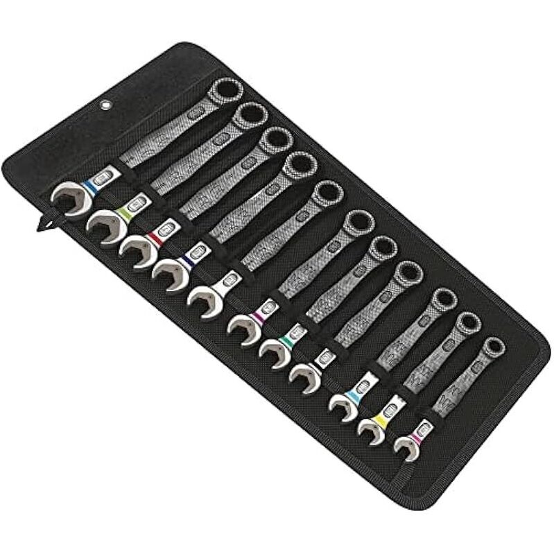 High-Quality Combination Ratchet Wrench Set by WERA - Ideal for Professional Mechanics