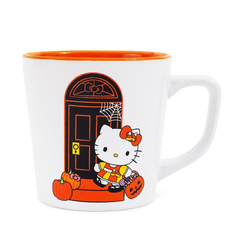 Halloween Ceramic Mug: Hello Kitty, 17.5 Ounces