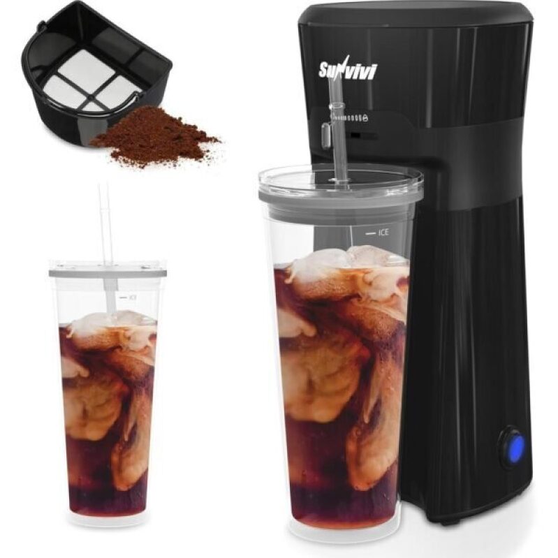 SUNVIVI 20 oz Ice Coffee Maker -50% Off Today