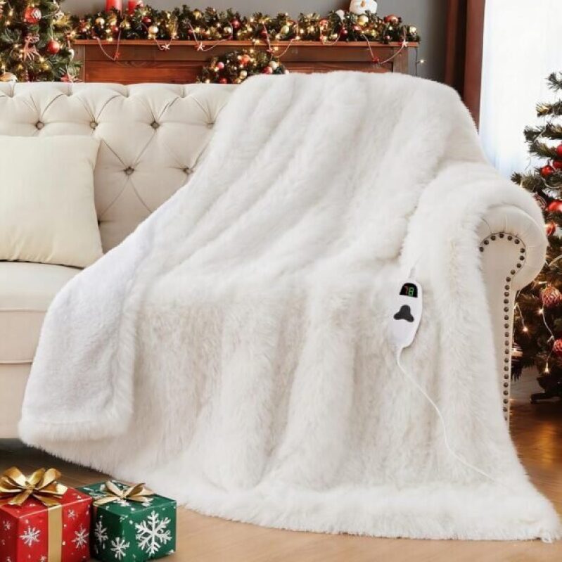 Luxury Heated Electric Blanket - Stay Warm and Cozy