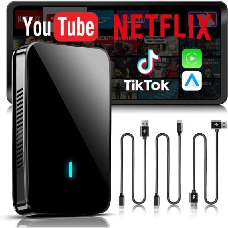 MYATOTO Magic CarPlay Box - Wireless CarPlay Adapter with Netflix/YouTube Support