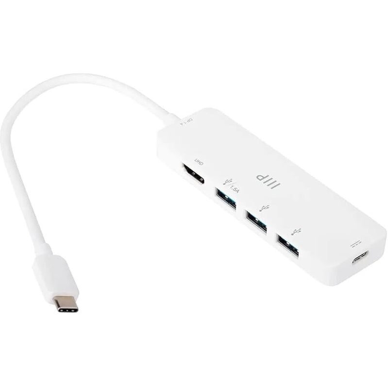 Monoprice 5-in-1 USB-C to 4K HDMI Display Adapter & USB Hub