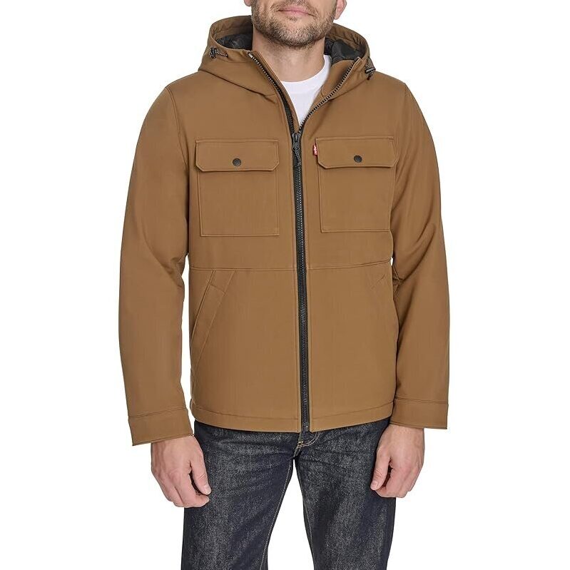 Levi's Men's Ripstop Softshell Jacket with Hood - Ultimate Outdoor Protection