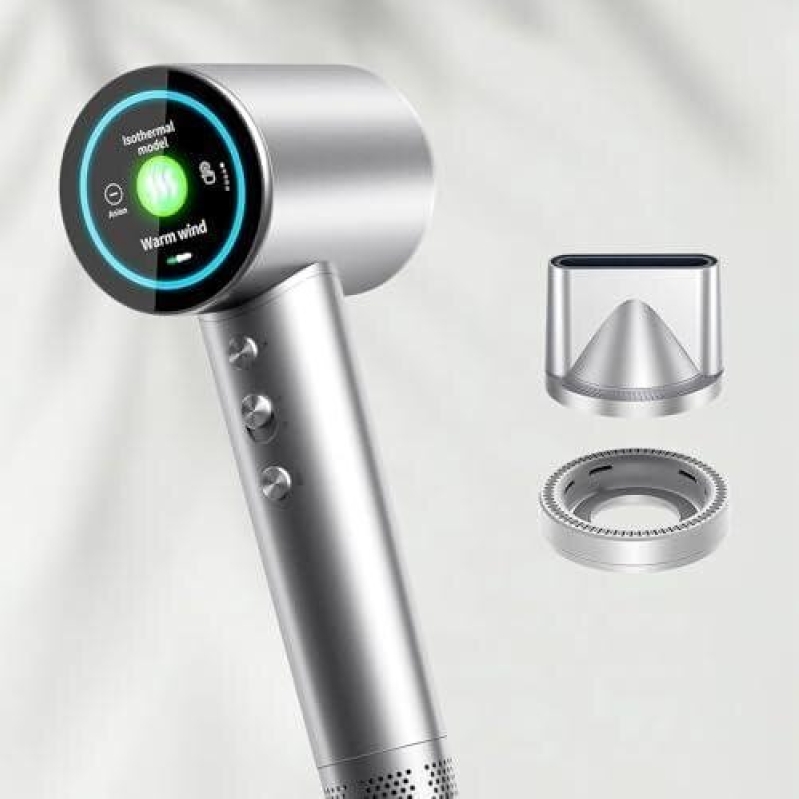 High-Speed Silent Hair Dryer with Magnetic Rolling Feature - 50% Discount