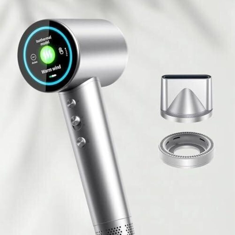High-Speed Silent Hair Dryer with Magnetic Rolling Feature - 50% Discount