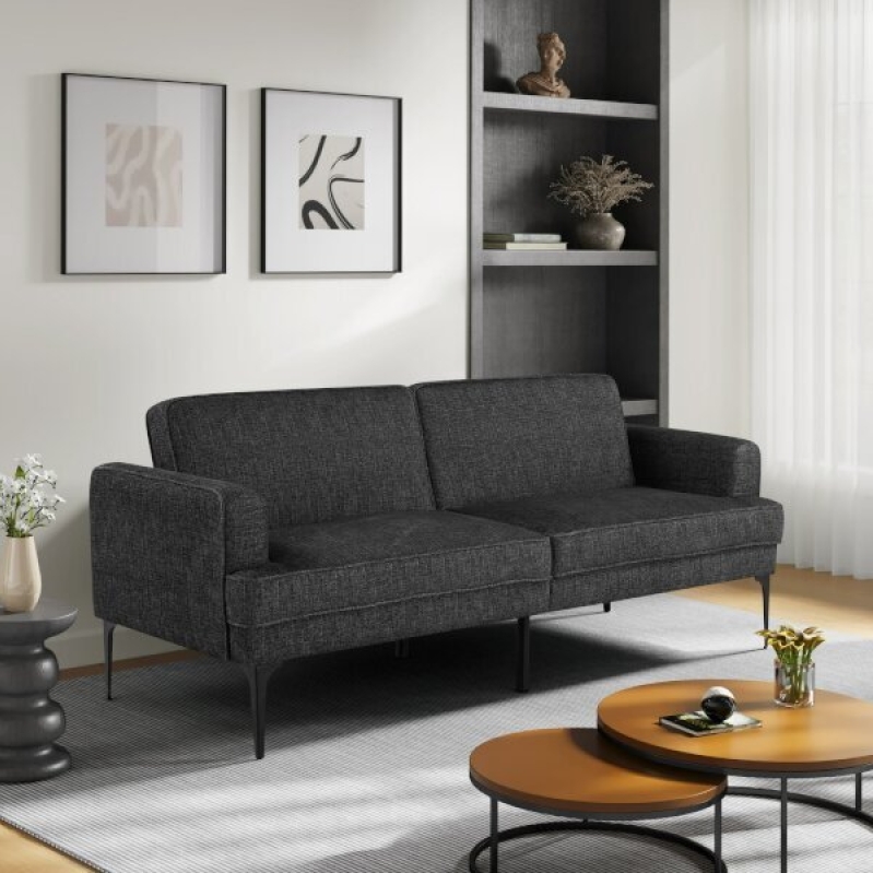 Serta Princeton Modern Convertible Sofa with Sleeper - Ultimate Comfort