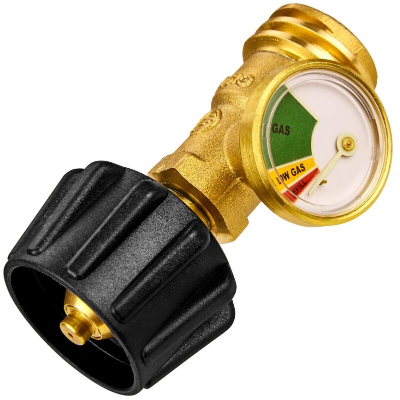 Flame King Propane Tank Gauge Level Indicator Leak Detector