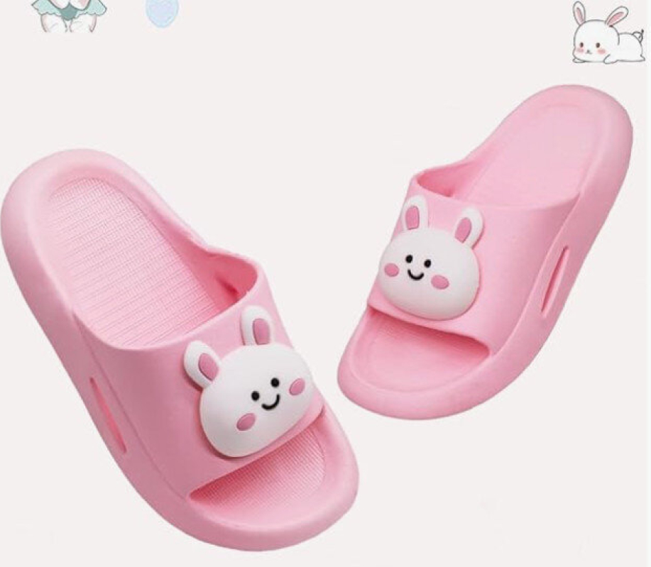 Affordable Pink Bunny Slippers for Kids - Great for Playtime