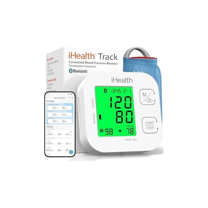 Smart Upper Arm Blood Pressure Monitor for Accurate Health Tracking
