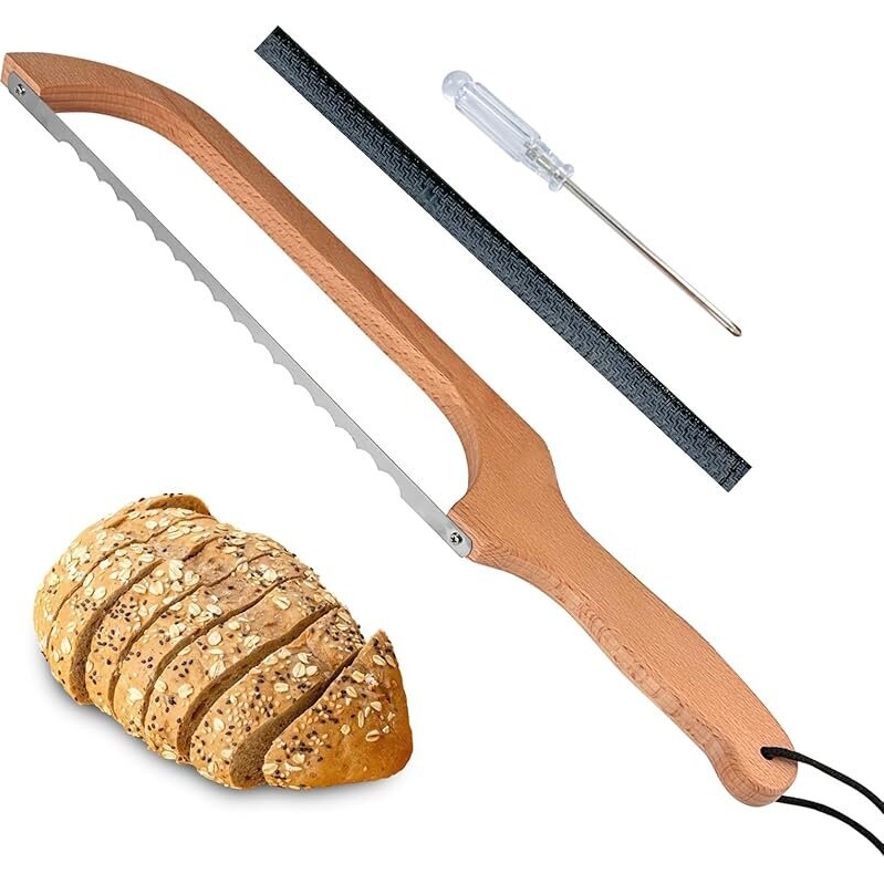 Effortless Bread Slicing with HOTTOR 16-inch Bread Knife