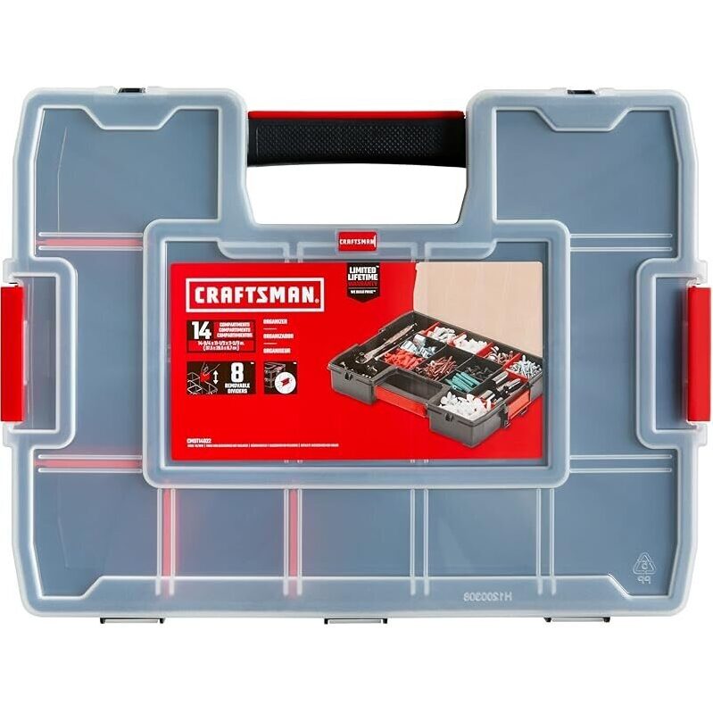 2pk CRAFTSMAN Tool Organizer with 14-Compartments CMST60944M