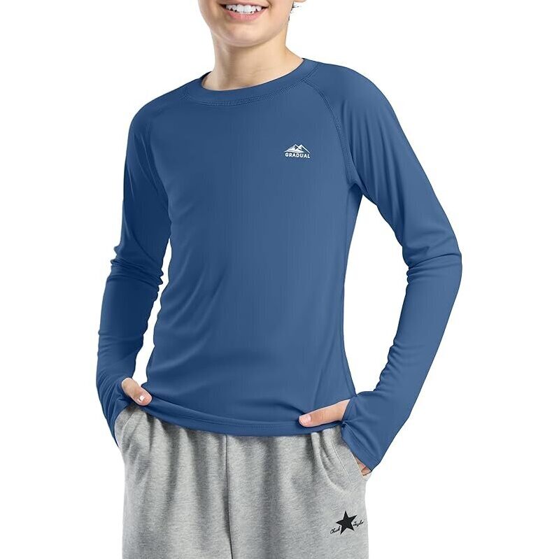 Boy's Long Sleeve UPF 50+ Swim Shirt - Ultimate Beach Protection