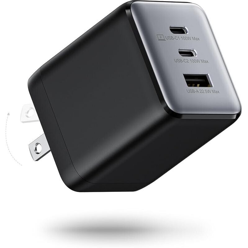 Wegear 100W 3-Port Foldable USB-C Charger Block