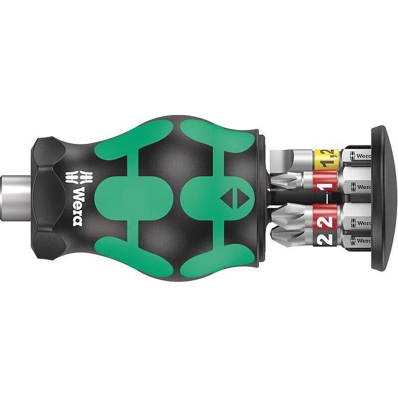 Wera Kraftform Kompakt Stubby Magazin 1 Screwdriver - High-Quality Tooling