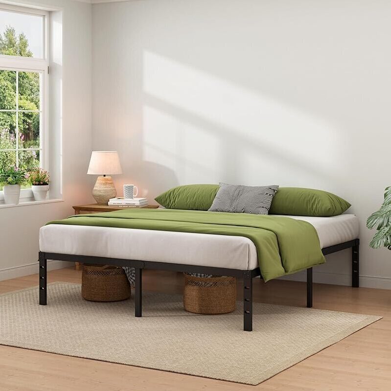 King Size Metal Bed Frame with Storage Space