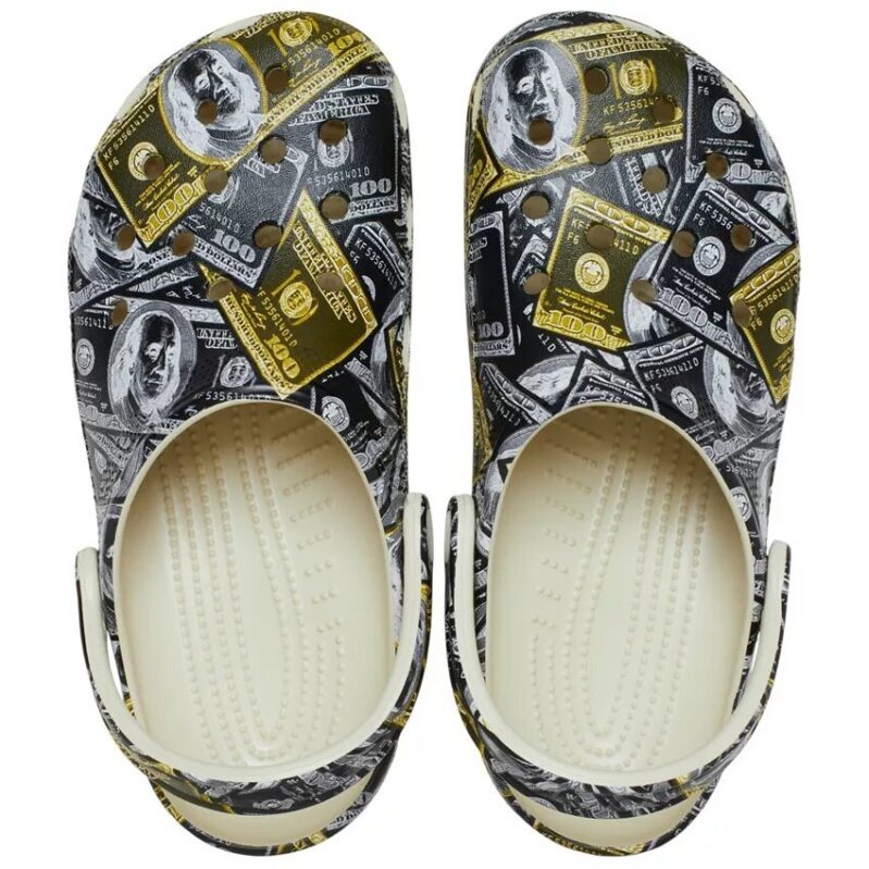 Crocs Unisex Classic Money Clog - Fun, Durable, and Easy to Clean