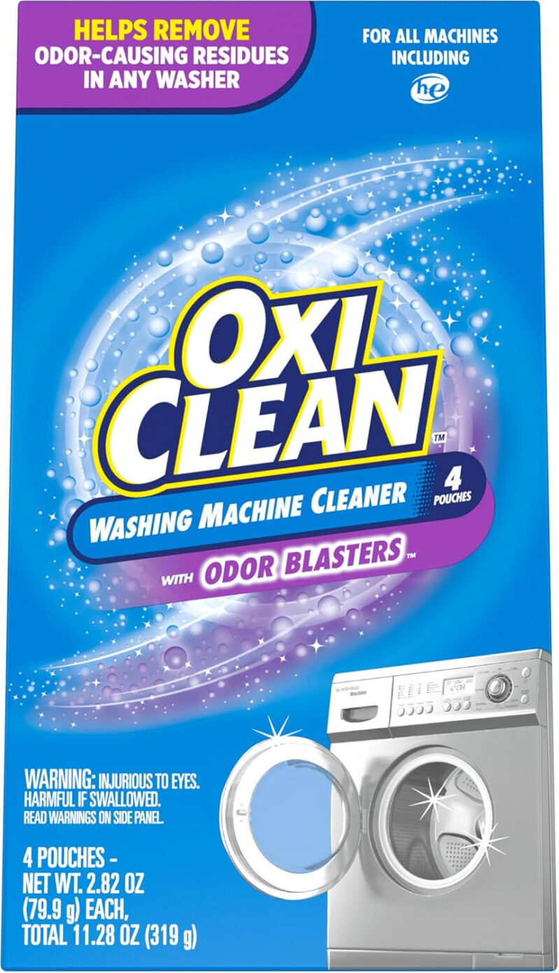 OxiClean Washing Machine Cleaner - Odor Blasters - 4 Pack
