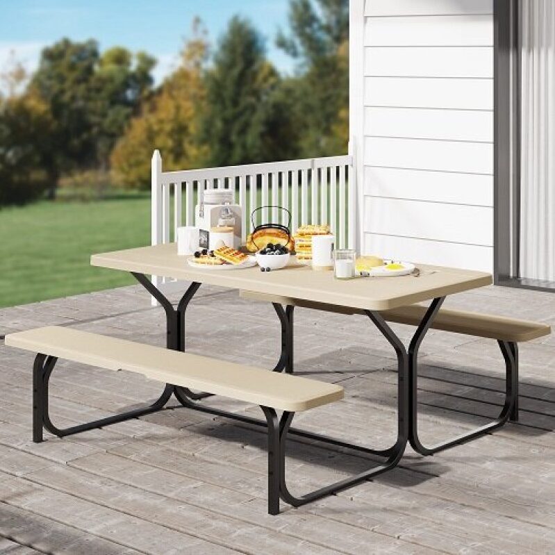 Affordable and Durable Outdoor Picnic Table and Chairs Set on Sale