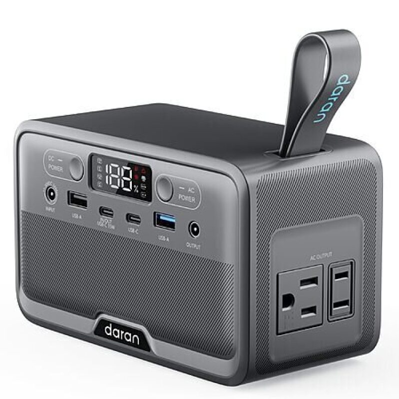 DARAN 100W LiFePO4 28,000mAh Power Station with AC Outlet & PD Fast Charge - Prime Members Deal