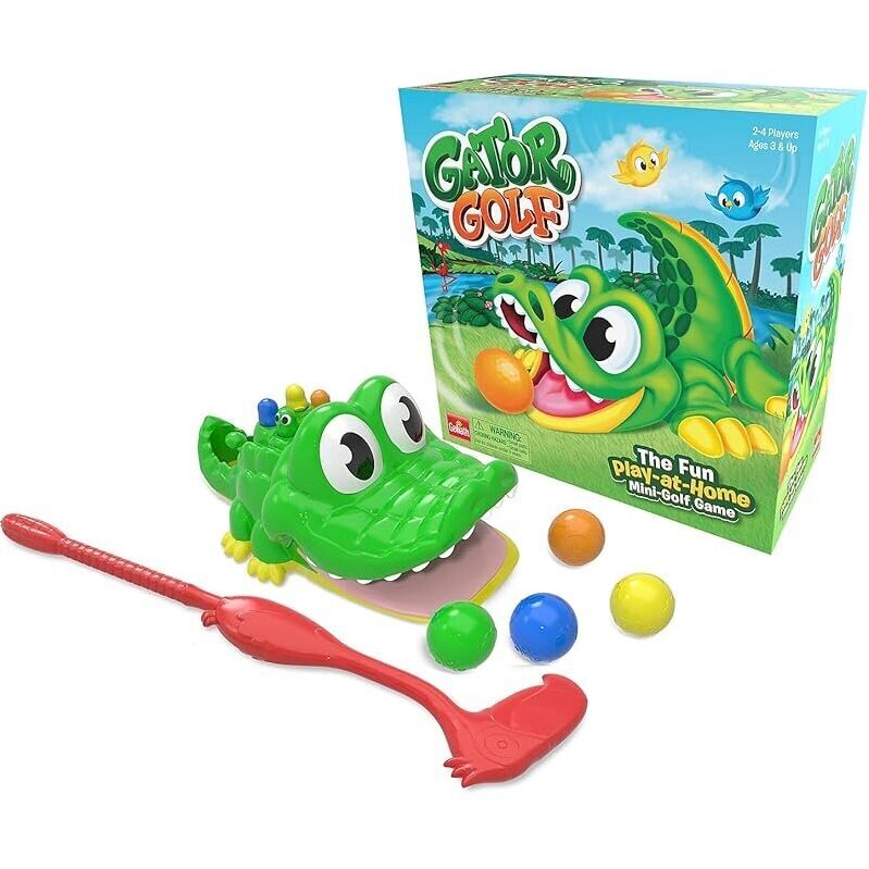 Goliath Gator Golf Play at Home Mini-Golf Game - Fun for Ages 3 & Up
