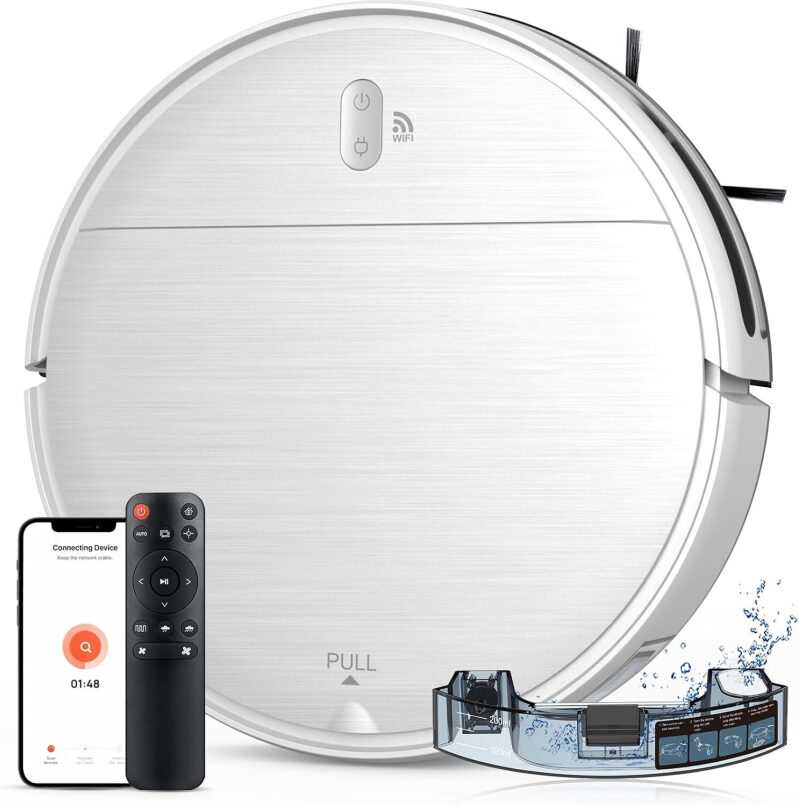 Smart Robot Vacuum and Mop for Modern Homes - Dual Function Cleaning
