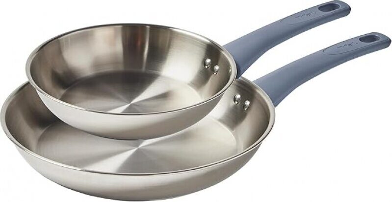 T-fal Essentials Stainless Steel Cookware Set - Durable, Multifunctional, and Efficient