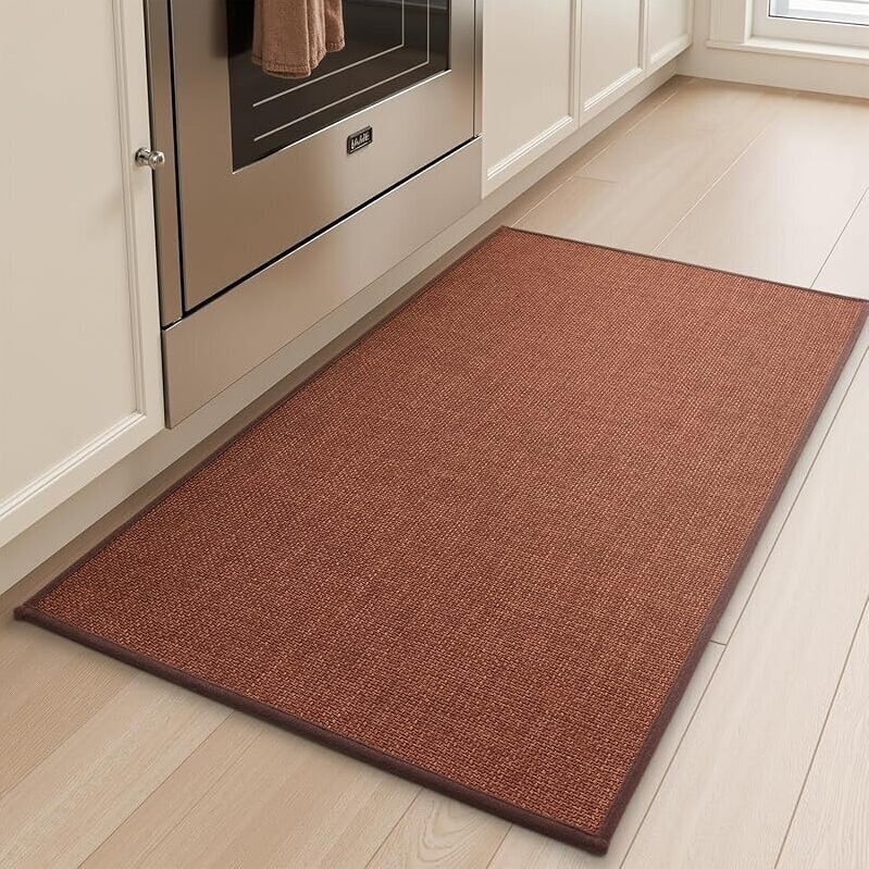 20x47-inch Rubber Backed Absorbent Kitchen Mat - AntiSlip, Durable, and Safe