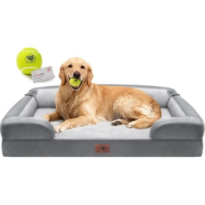 Extra Large Dog Bed, Orthopedic XL Washable Memory Foam Bed for Big Dogs