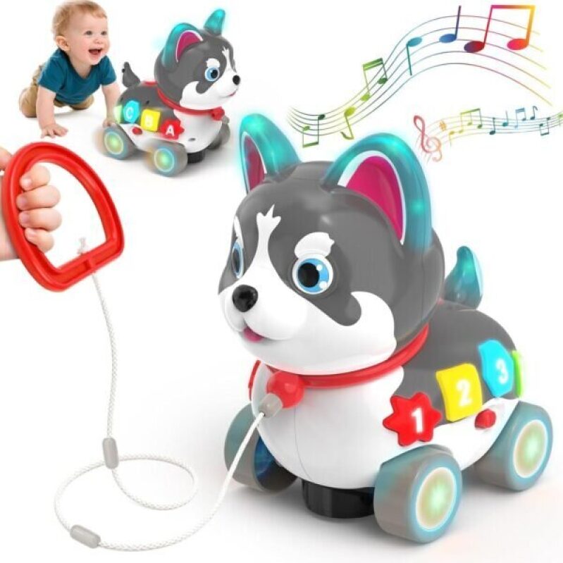 3-in-1 Musical Puppy Toy: Crawling & Walking Toy for Toddlers
