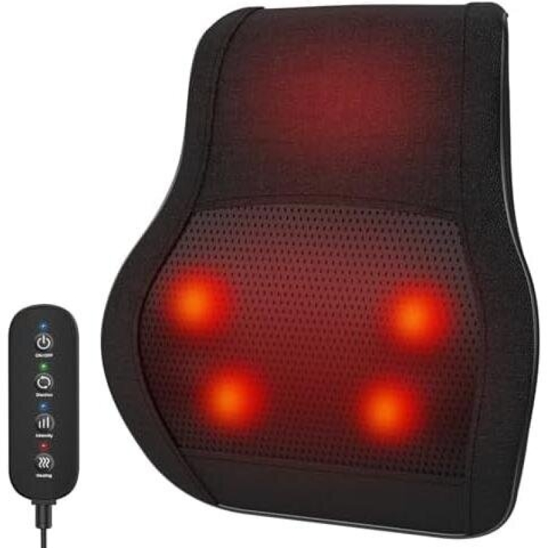 medical grade vibrating massager Snailax Back Massager for Back Pain Deep Tissue, Shiatsu Neck and Back Massager with Heat, Vibration, Kneading Massage Pillow for Neck, Shoulder,