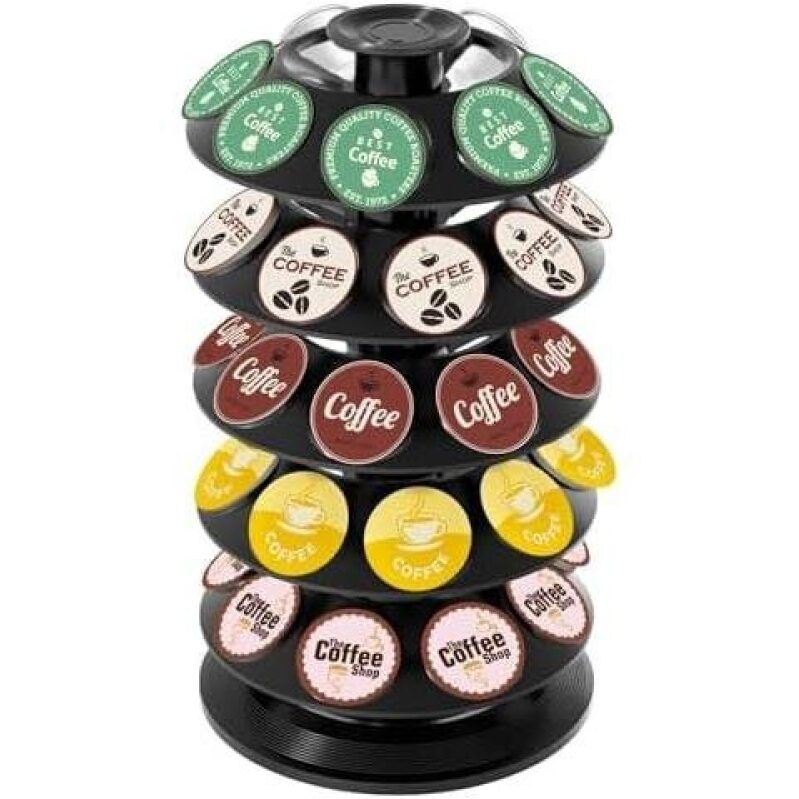 Save 20% on K-Cup Coffee Holder - 40 Pod Capacity with 360° Rotation