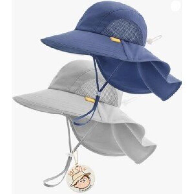 FURTALK Kids UV Protection Sun Hat 2-Pack