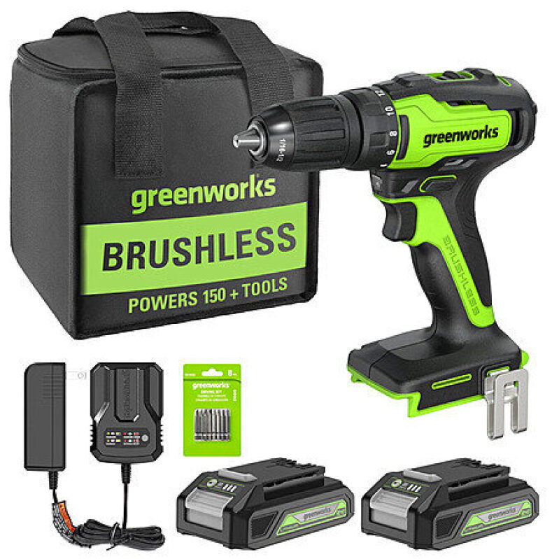 Greenworks 24V Brushless Drill Kit - Ultimate DIY Power Tool