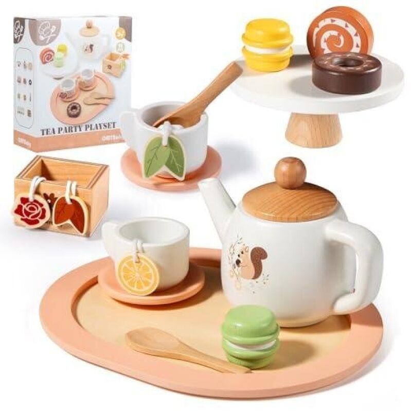 Wooden Tea Party Playset - 50% OFF