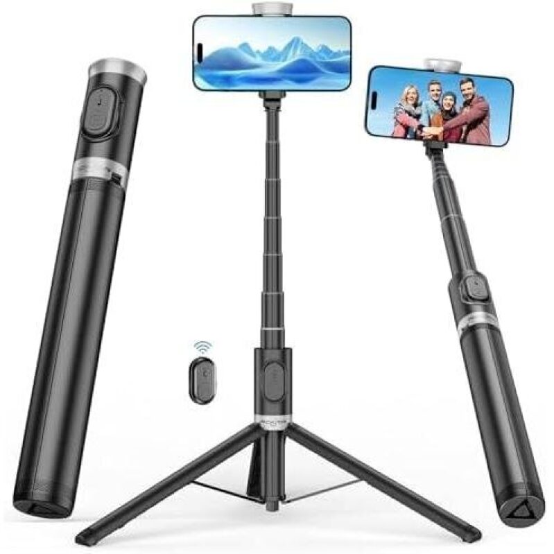 Selfie Stick Extendable Tripod for Phones - 50% Discount