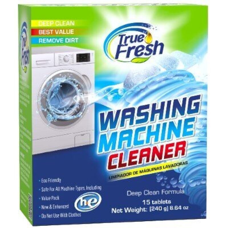 Deep Clean True Fresh Washing Machine Cleaner Tablets - 15 Count