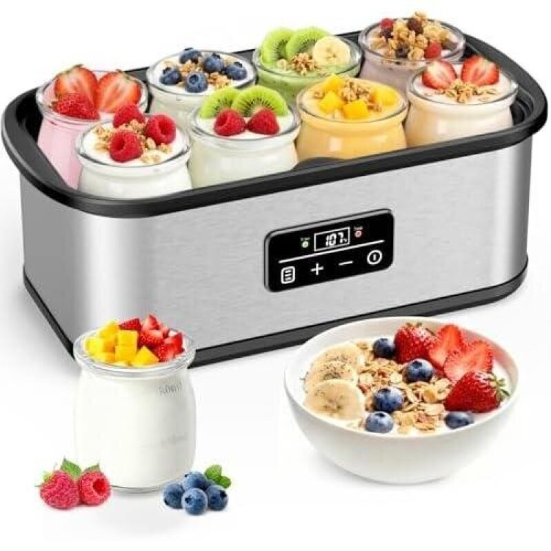 Yogurt Maker with 8 Glass Jars - 50% OFF