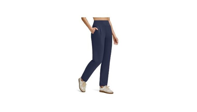 G4Free Women’s Dress Pants - High Waisted Business Casual Pants for Work, Travel, and Comfort