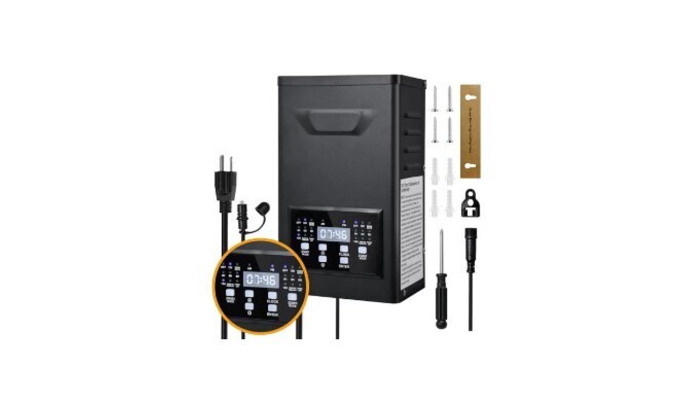 Reliable 300W Low Voltage Landscape Lighting Transformer with Dual Zones