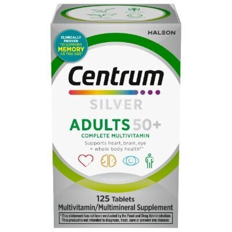 Centrum Silver Adults 50+ Multivitamin Tablets - Essential Nutrients for Seniors