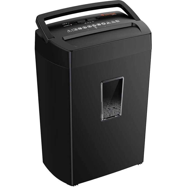 Bonsaii 12-Sheet Cross Cut Paper Shredder C275-A for Home Office Use