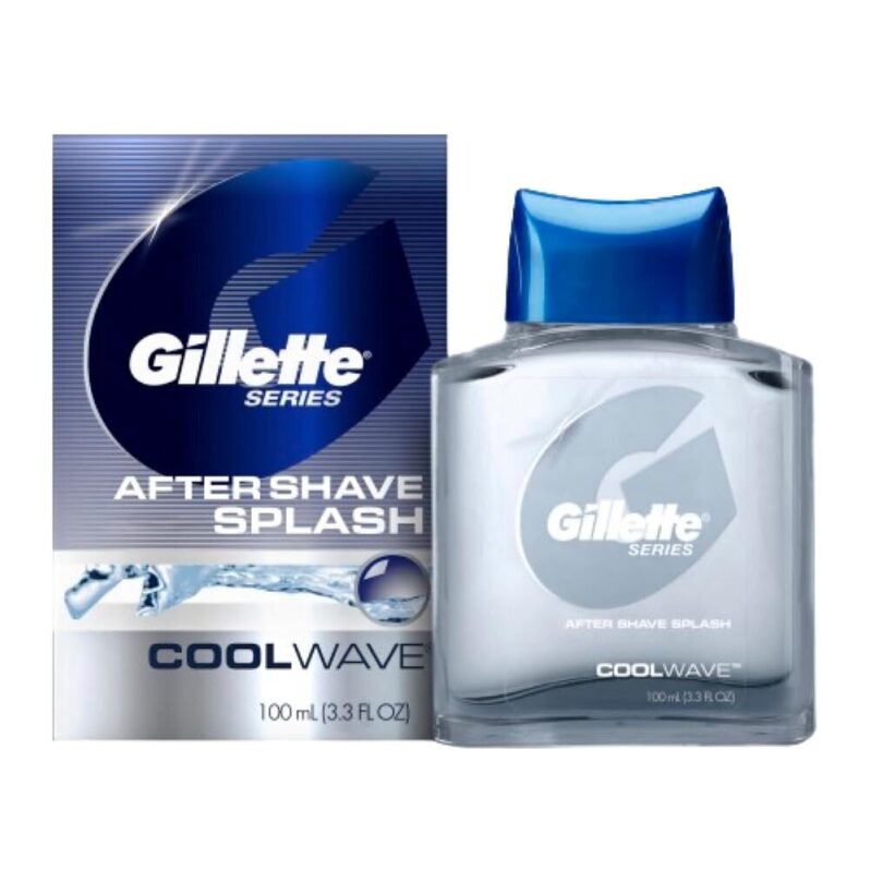 Gillette Series Cool Wave After Shave Lotion for Men - Refreshing Shave Finish