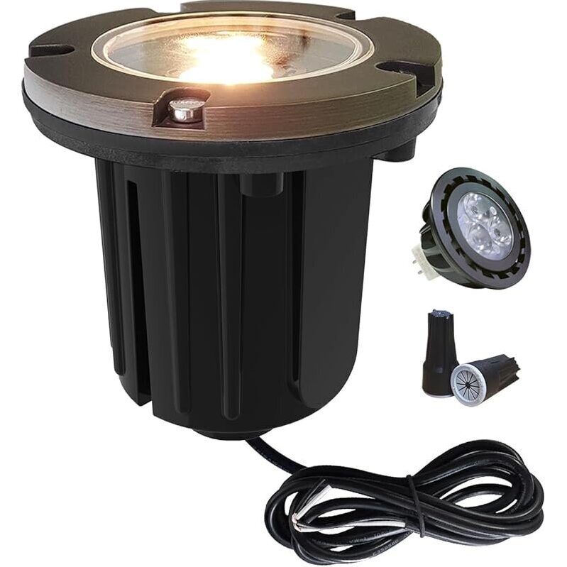 Durable In-Ground Landscape Light with MR16 Bulb - Perfect for Outdoor Use