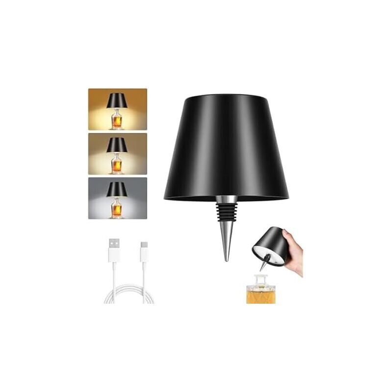 Elevate Your Drinkware with Fintoriel Rechargeable Wireless Bottle Lamp