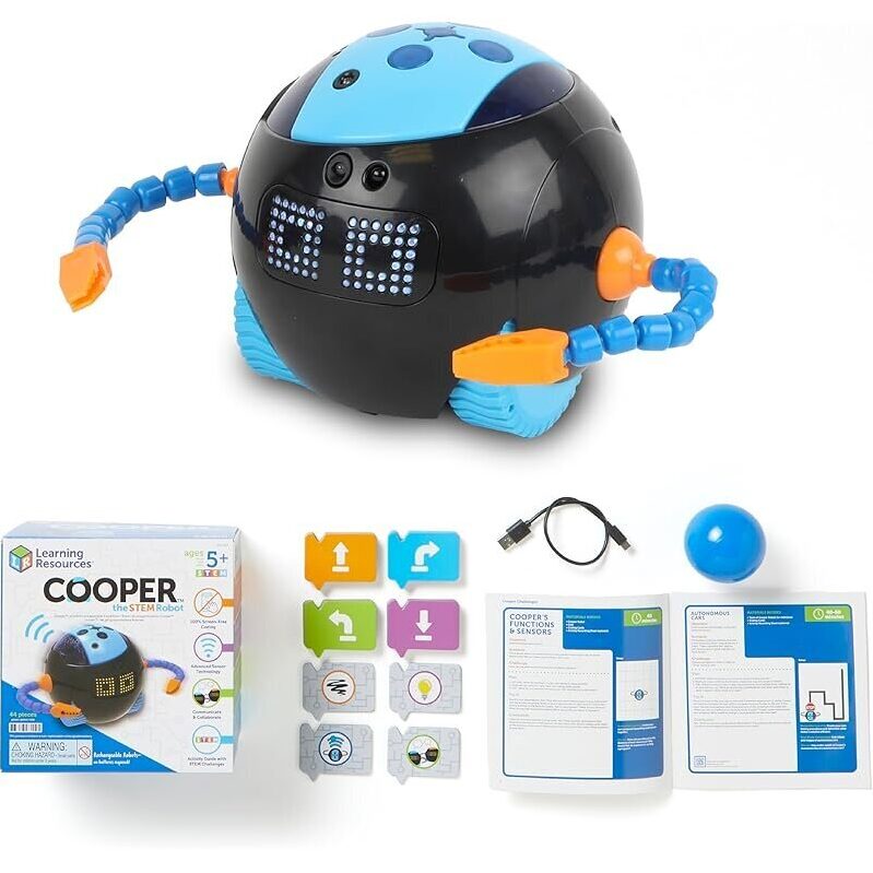 Cooper the STEM Robot - Screen-Free Coding for Kids