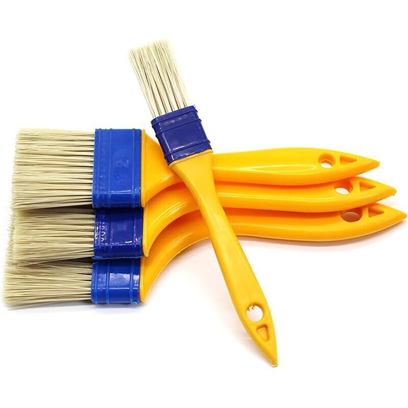 4PCS Wood Handle Paint Brush Set Professional Brushes Set