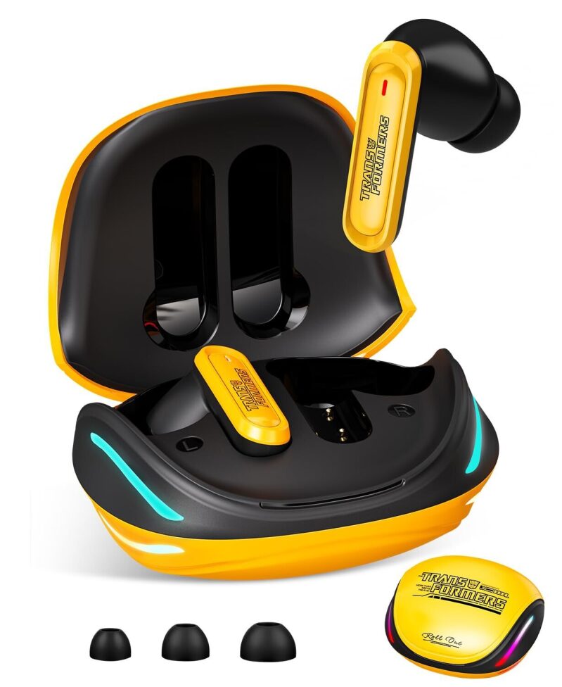 Transformers Official Bumblebee Wireless Gaming Earbuds - Ultimate Audio Experience