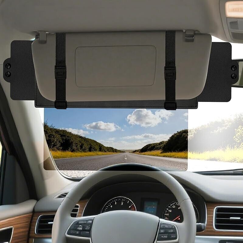 Polarized Sun Visor Extender for Car, UV400 Protection