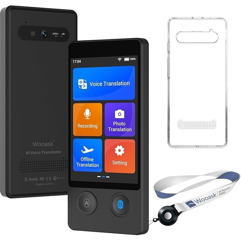 Wooask W12 Translator: Instant 140+ Language Support
